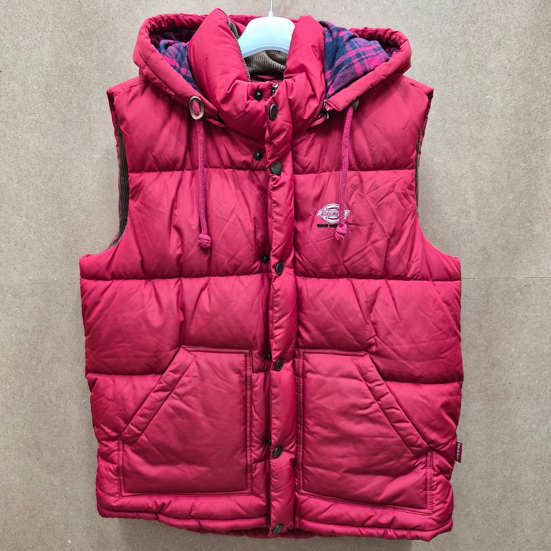 디키즈 후드 패딩 조끼 상품이미지1