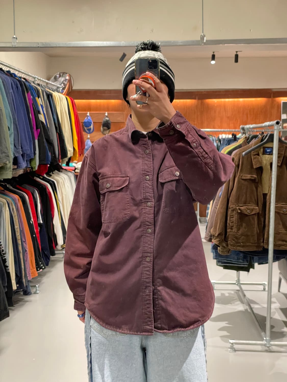 빈티지 플리스 셔츠   상품이미지1