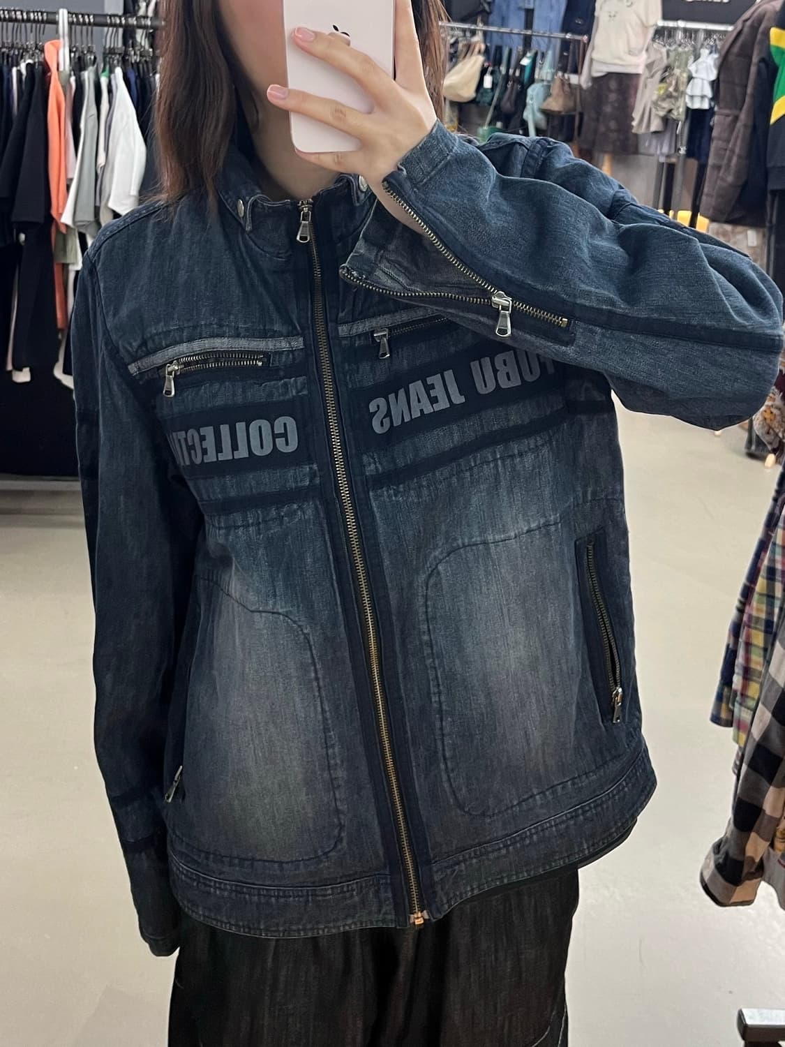 후부 데님 집업  상품이미지1