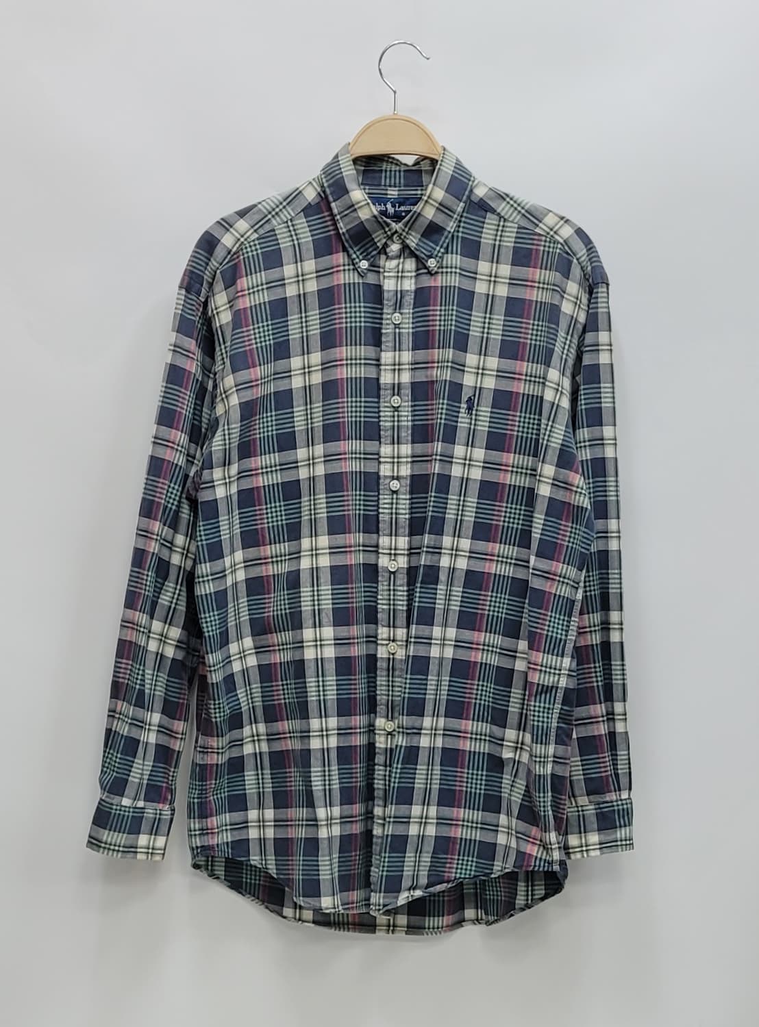 POLO 90S 폴로 랄프로렌 블레이크핏 타탄 체크 셔츠 / 남 M  상품이미지1