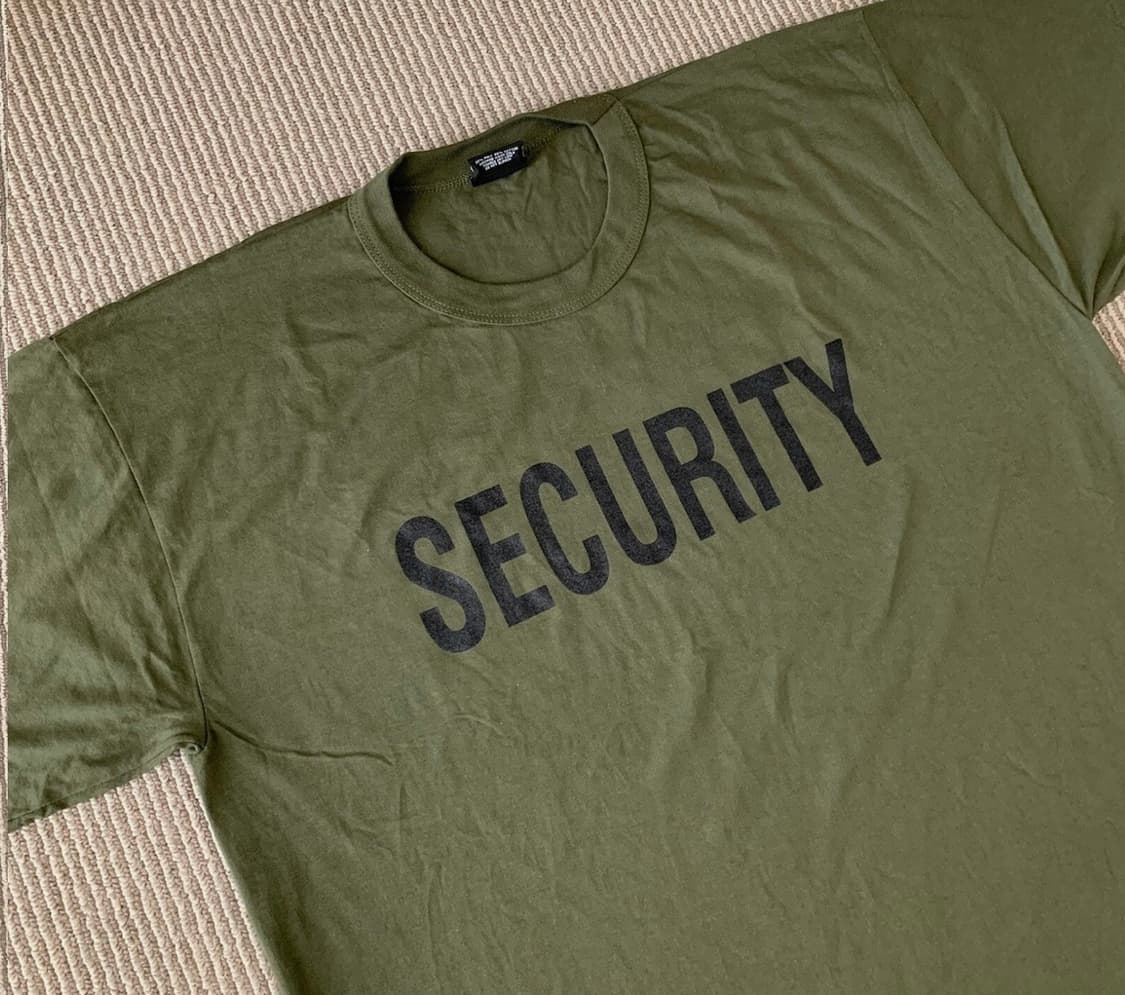 80s SECURITY 빈티지 티셔츠 싱글스티치 상품이미지3