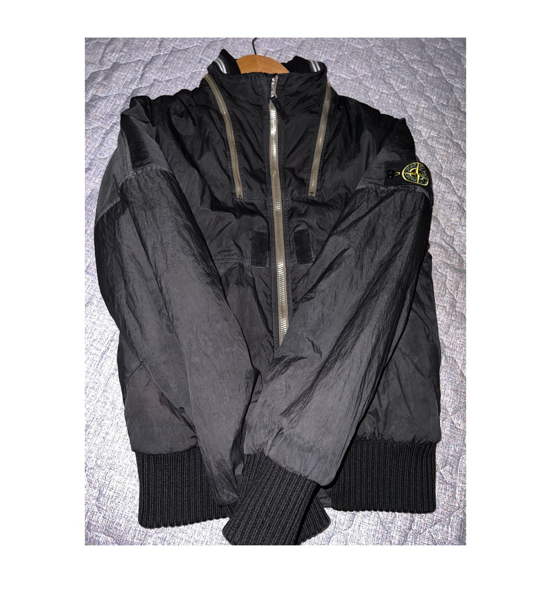 Stone island padded jumper black s 상품이미지1