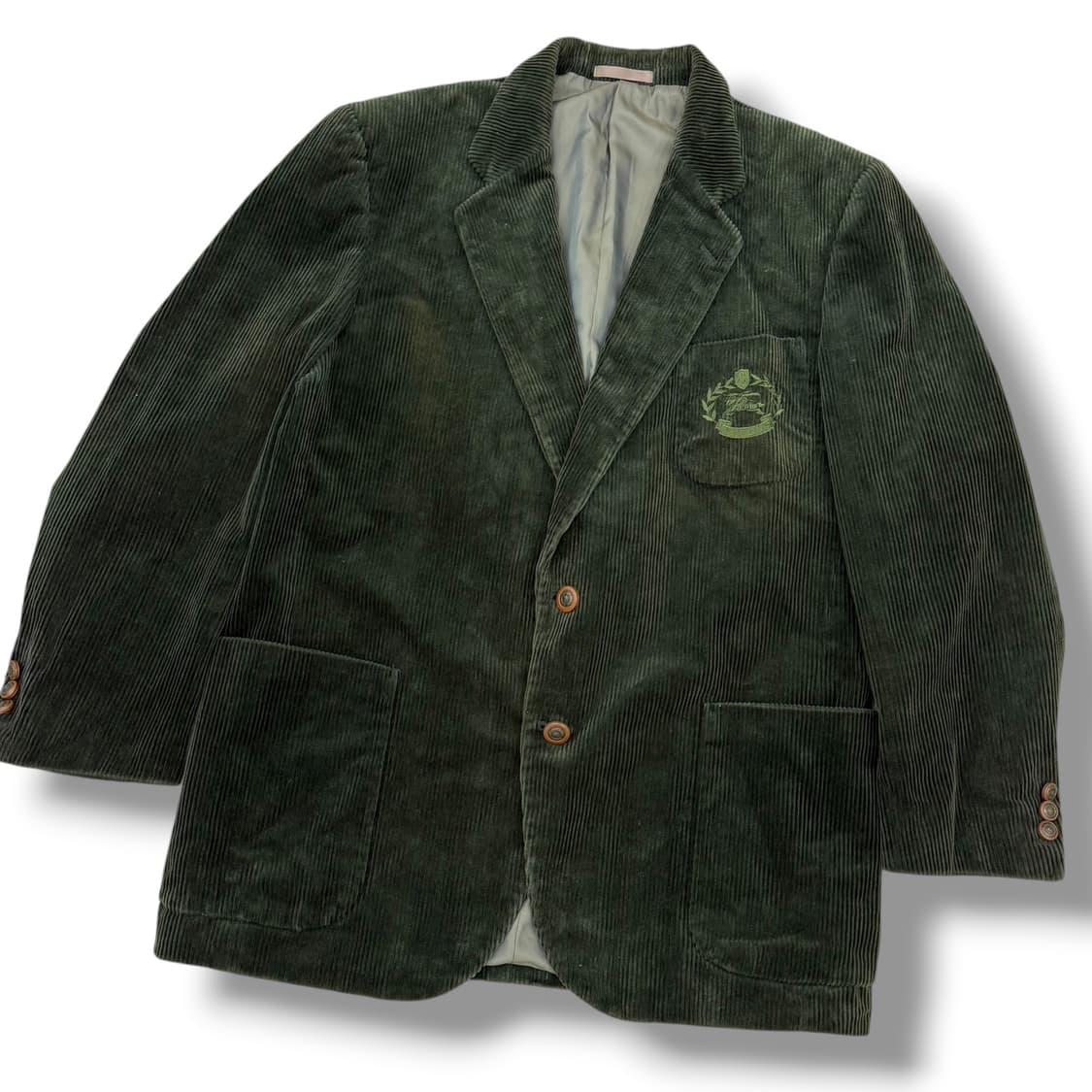 버버리 딥그린 카키 코듀로이 블레이저 자켓 상품이미지3