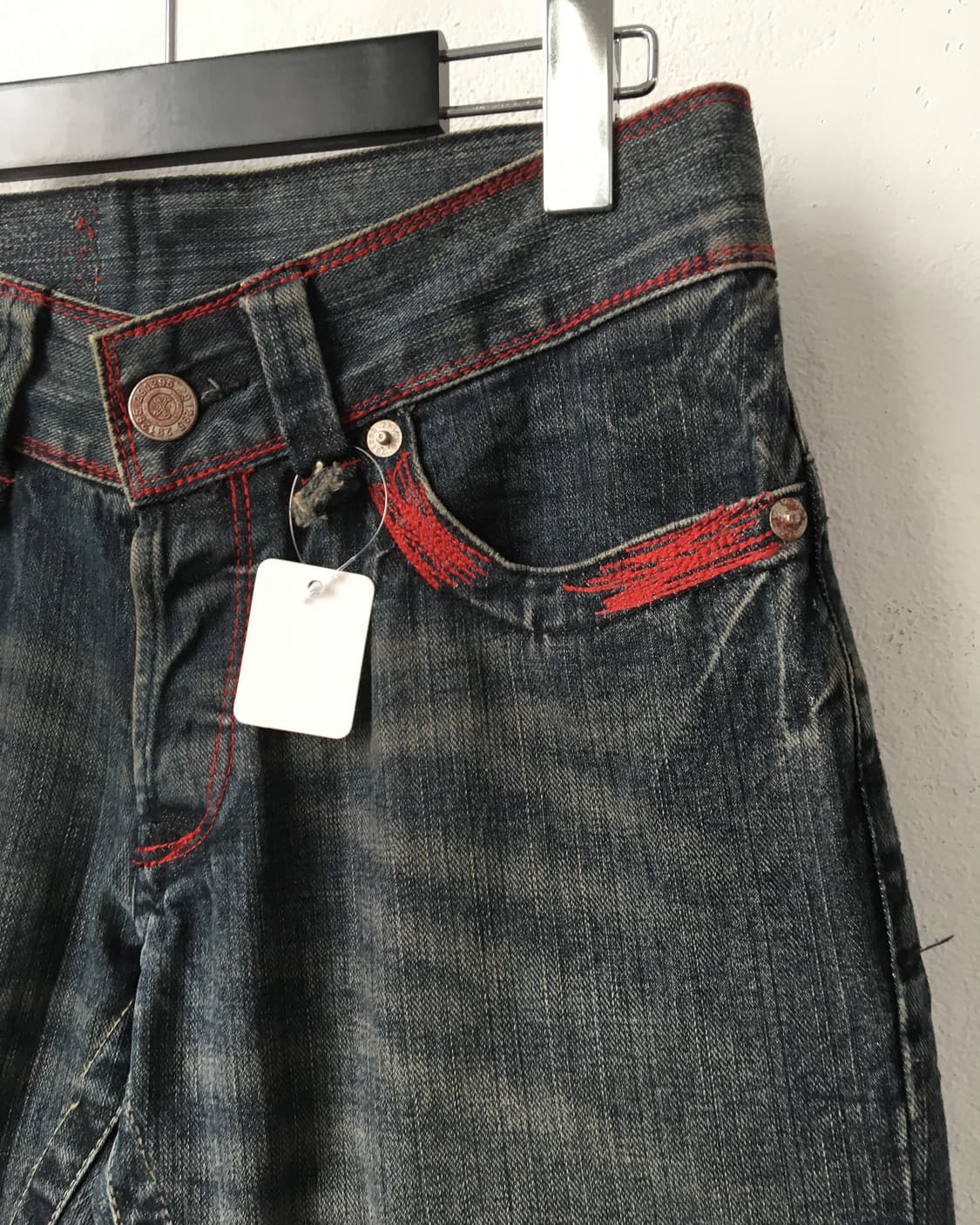 Back point washing denim pants 상품이미지5