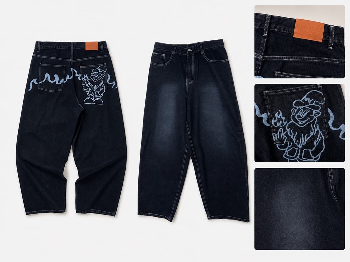 DWARF DENIM PANTS (DENIM) 상품이미지1