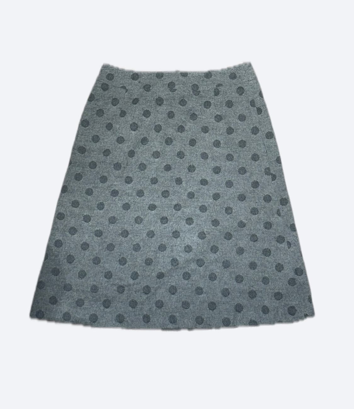 빈티지 도트 미디 스커트 상품이미지1