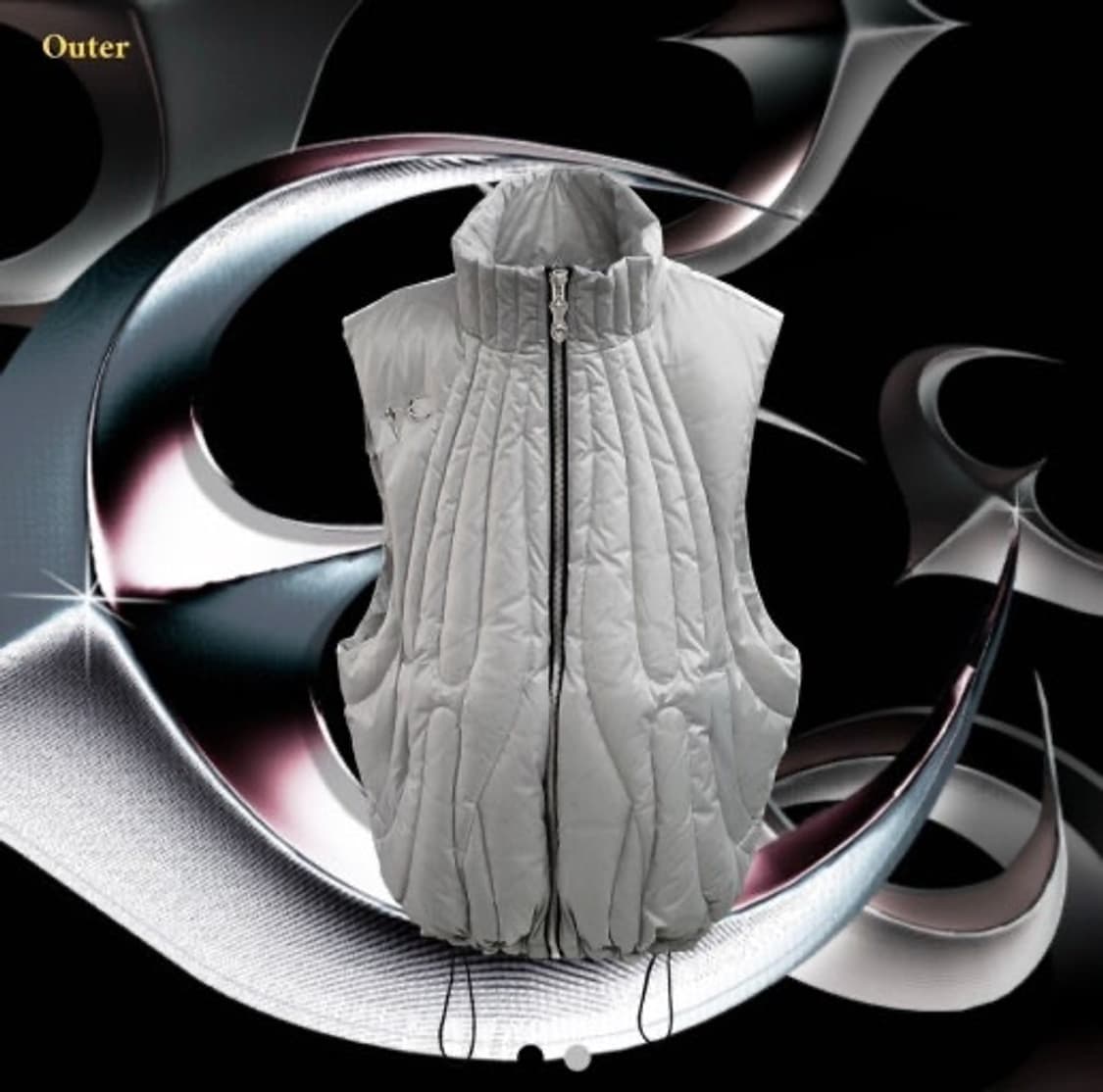 떠그클럽 케이브 다운 베스트 실버 패딩조끼 1 상품이미지1