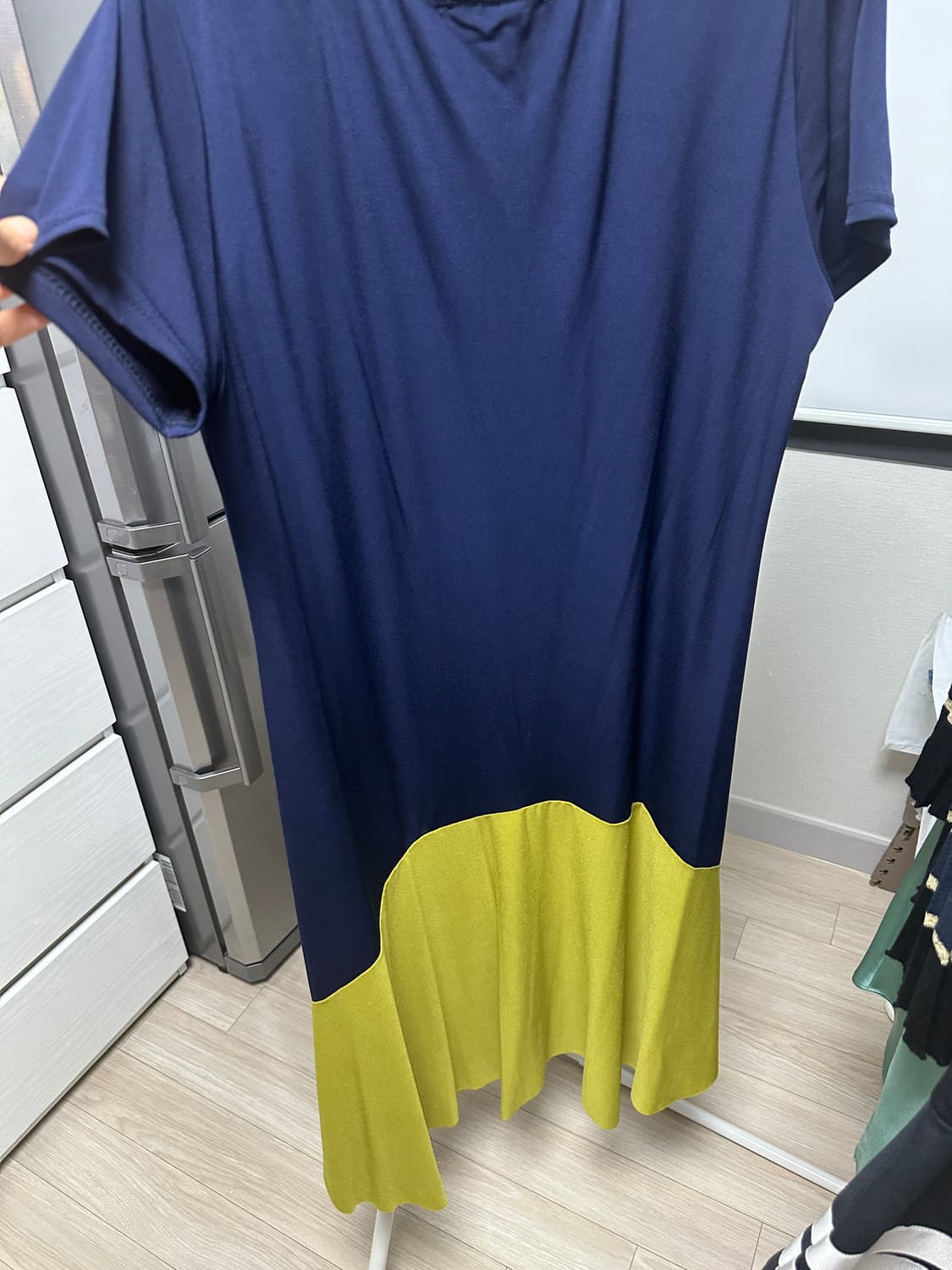 투톤 롱원피스 free사이즈 상품이미지3