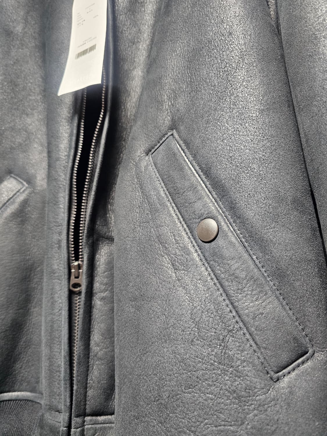 코모리 25AW 시프스킨 집 블루종 C03-01030 상품이미지4