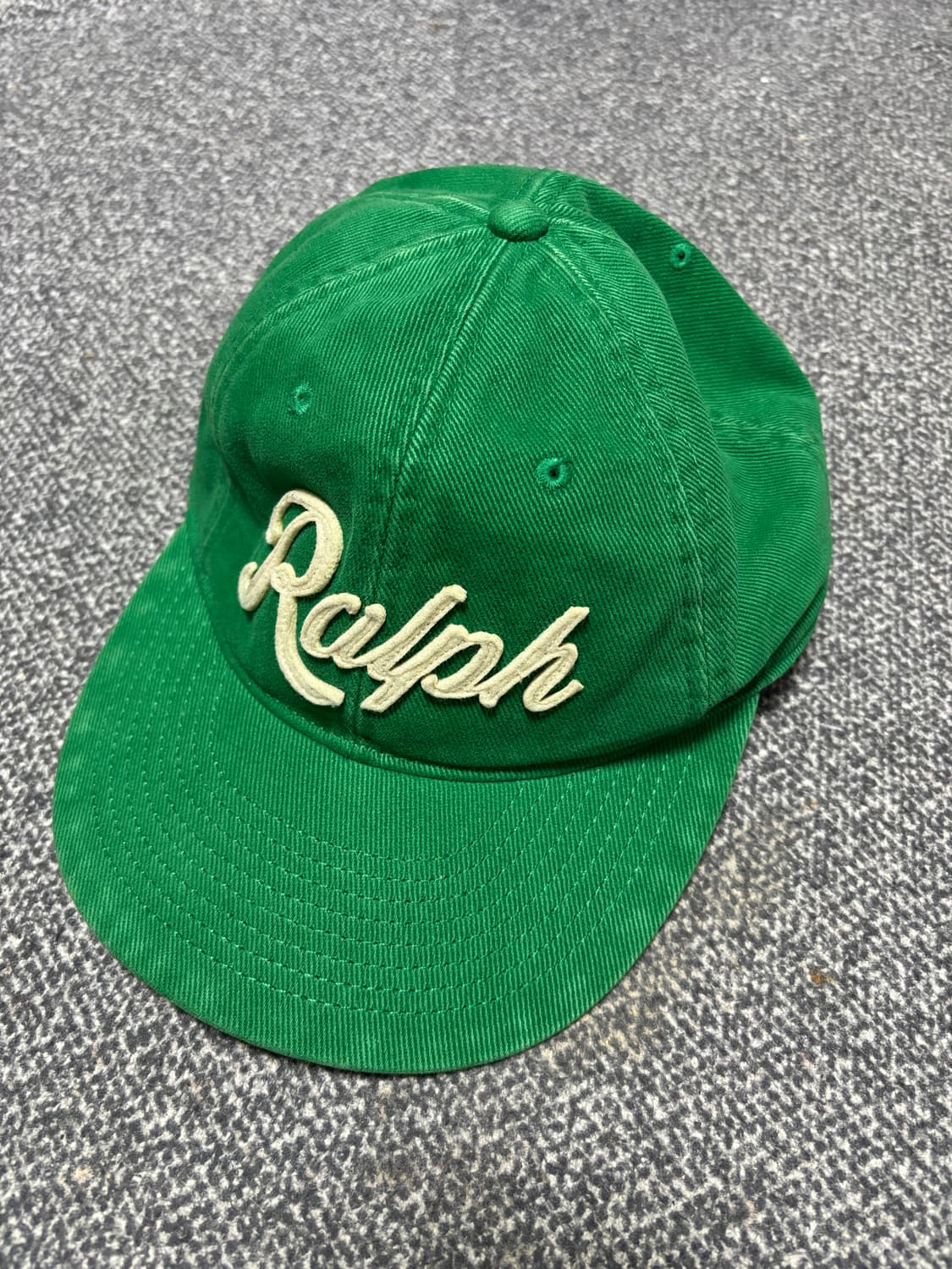 폴로 아플리케 트윌 볼캡 그린 상품이미지1