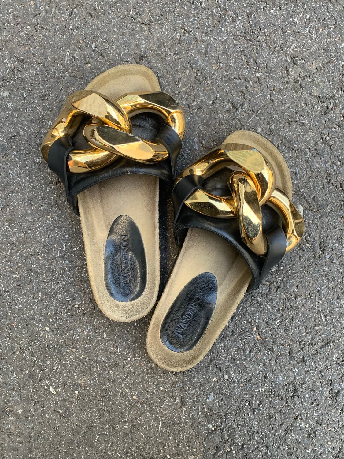 jw앤더슨 체인 뮬 (black) 상품이미지4