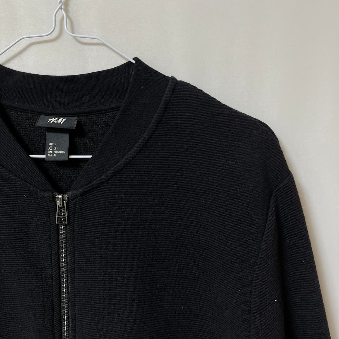 H&M 남성 니트 블루종 자켓 L/100 상품이미지3