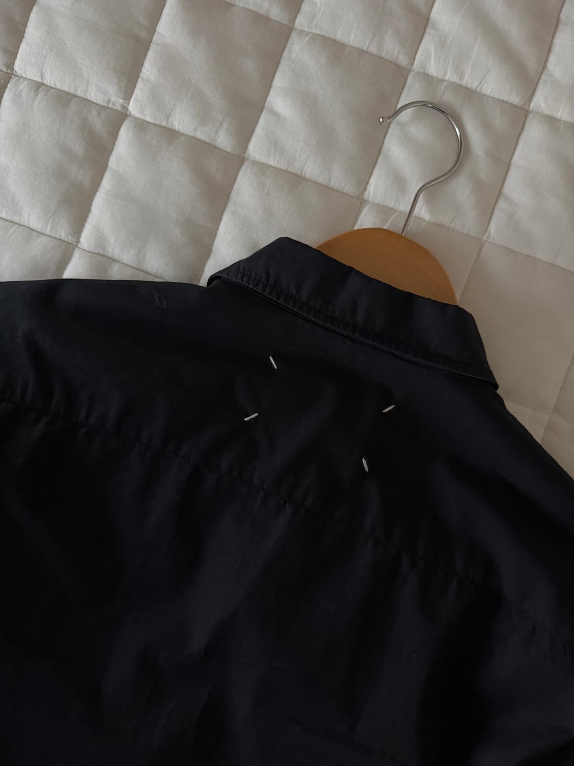 마르지엘라 스티치 셔츠 블랙 상품이미지3