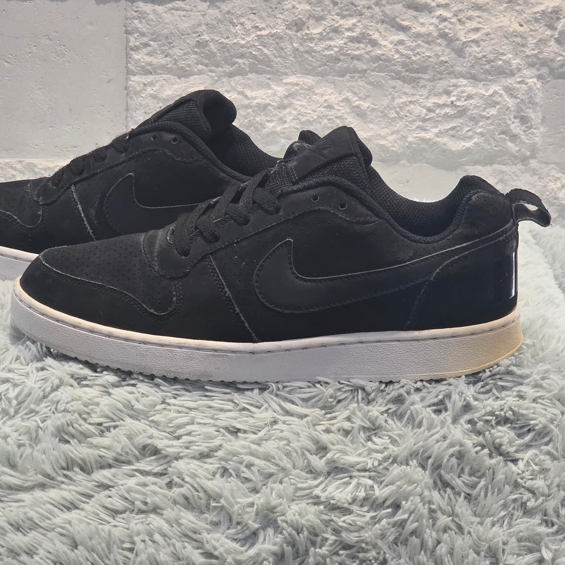 7w-16:나이키 코트 보로우 로우 블랙 스웨이드 26.5cm 상품이미지2