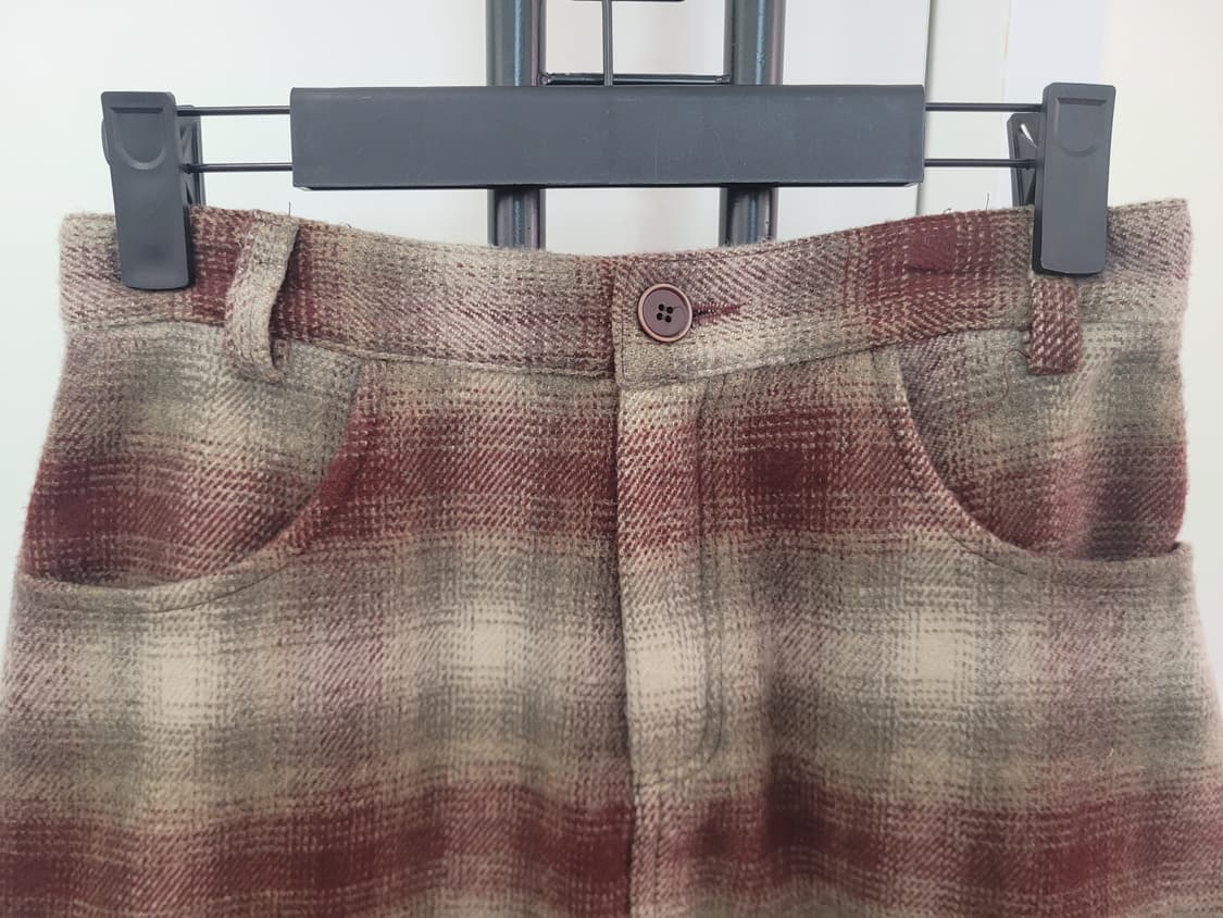 스컬프터 체크무늬 겨울용 미니스커트 S사이즈 상품이미지2