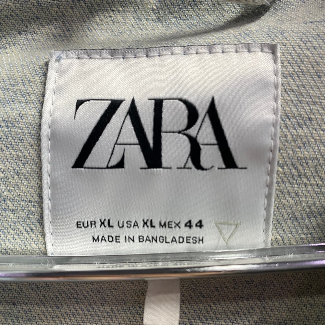 자라 디스트로이드 크롭 데님 워크 자켓 B3834 상품이미지3