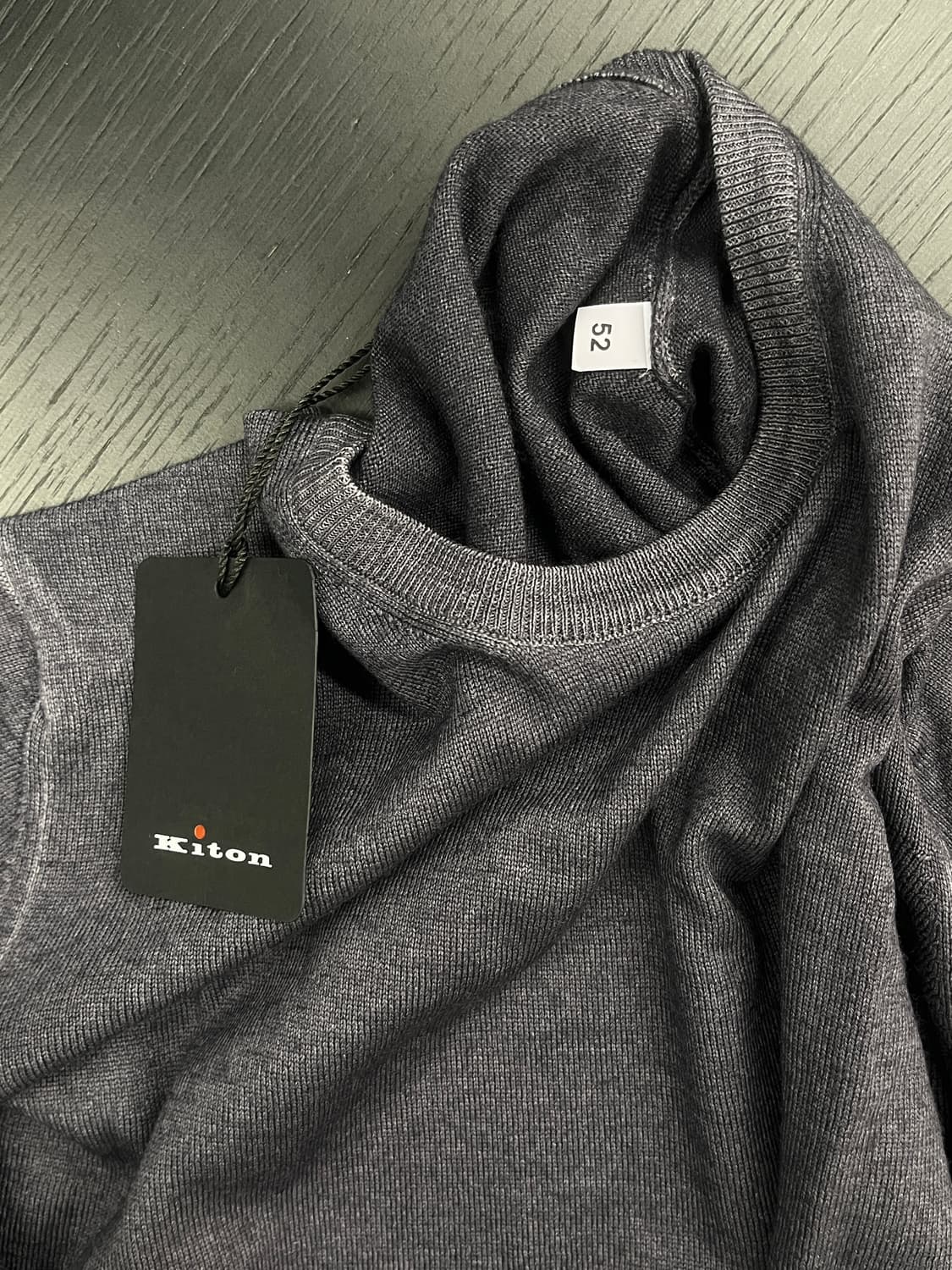 키톤(kiton) 남자 크루넥 니트/스웨터 52(100-105) 상품이미지4