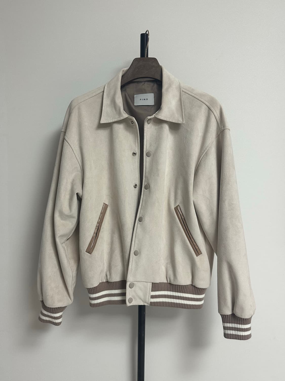 피인오(P.IN.O) 바씨티 스웨이드 자켓 상품이미지1