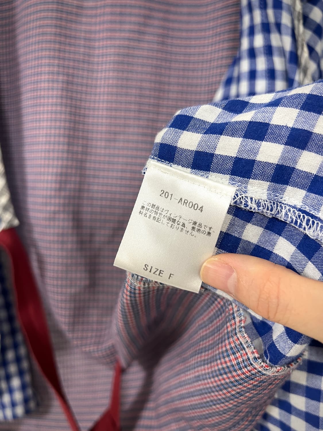 Yuumi ARIA-REMAKE CHECK SHIRT 2 상품이미지8