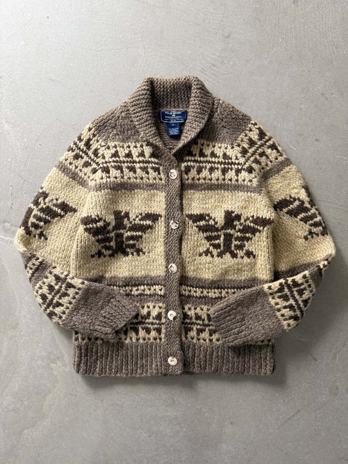Polo Sport Mohair Wool Cowichan Sweater 상품이미지3