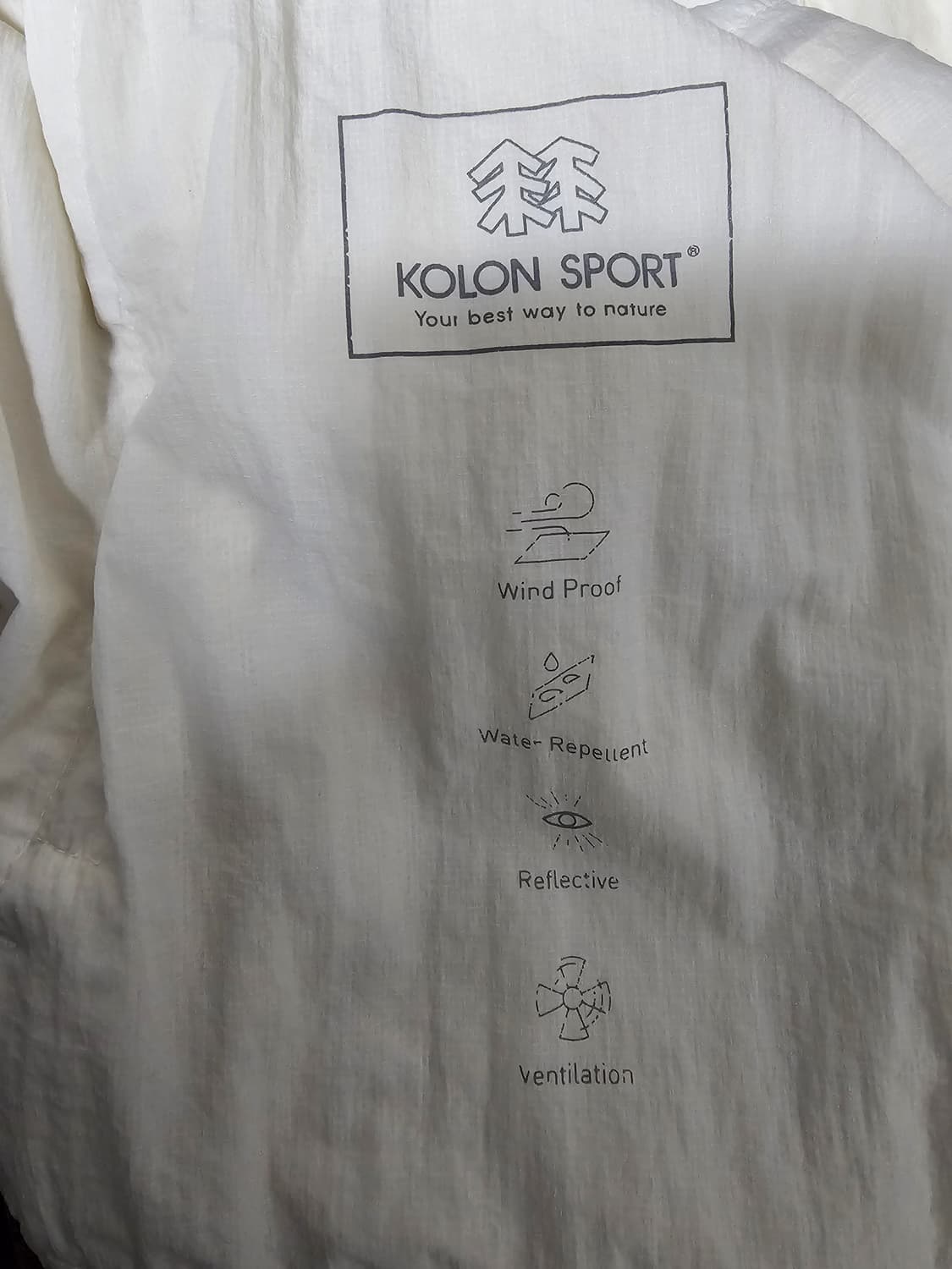 코오롱스포츠 여성 바람막이 자켓 100 상품이미지3