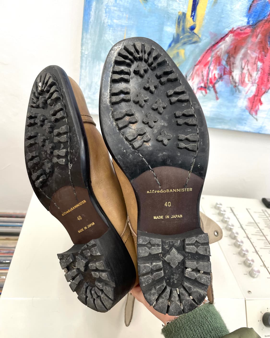 [250] 알프레도바니스타 레이어드 레더 부츠 상품이미지8