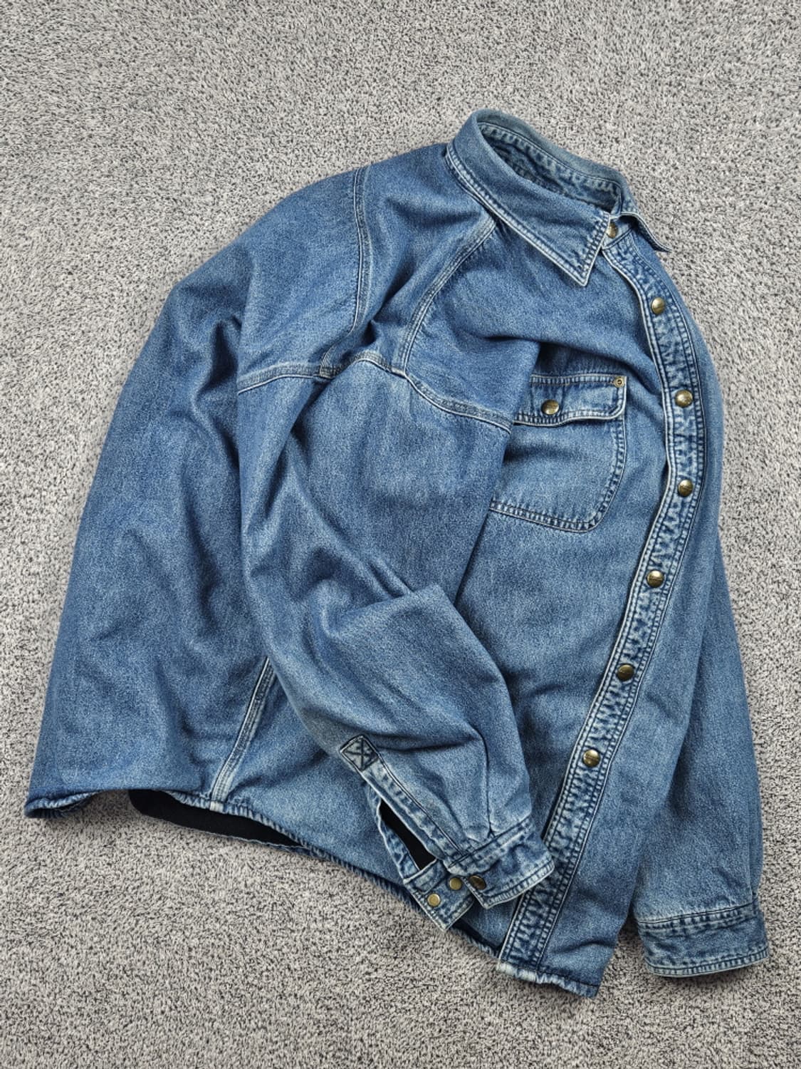 칼하트 데님 헤비 플란넬 워크 셔츠 자켓 ( L ) / 10451 상품이미지4