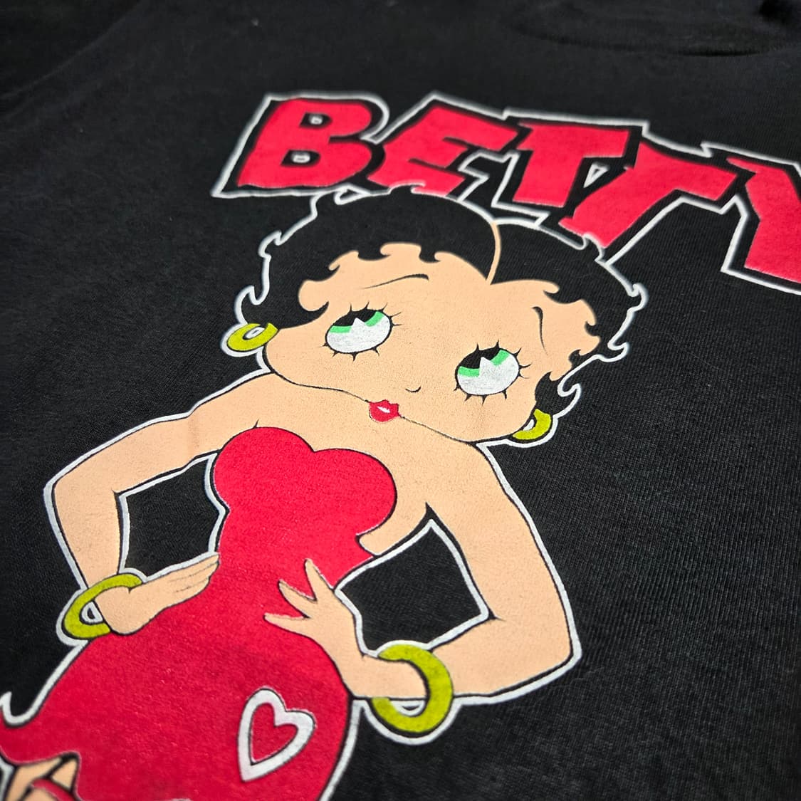 80s betty boop 베티붑 빈티지 그래픽 반팔 티셔츠 상품이미지3
