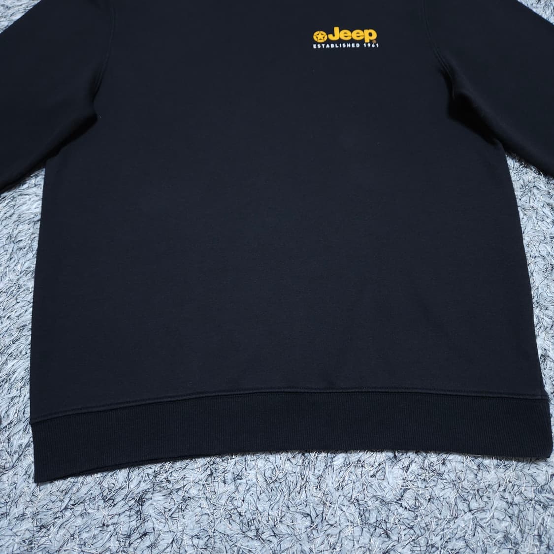 Jeep)105 남자 검정 맨투맨티셔츠 / 왕눈이샵 상품이미지4