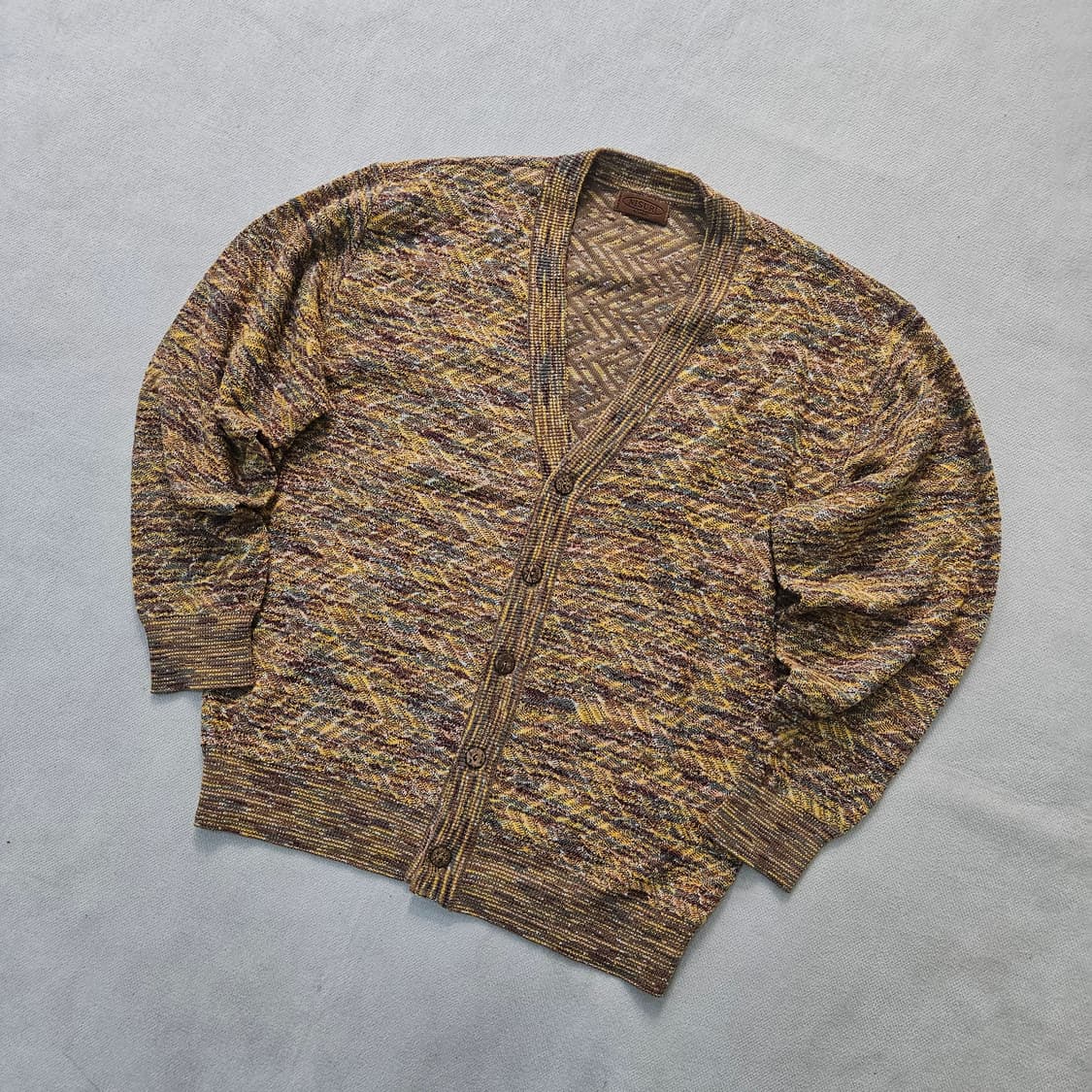 실측확인 니수리 멀티컬러 니트 가디건 0407Y 상품이미지1