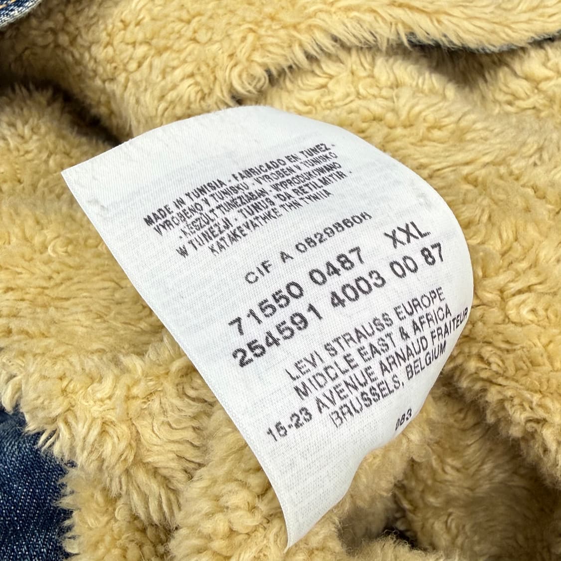 리바이스 쉐르파 데님 자켓 r2374 상품이미지8