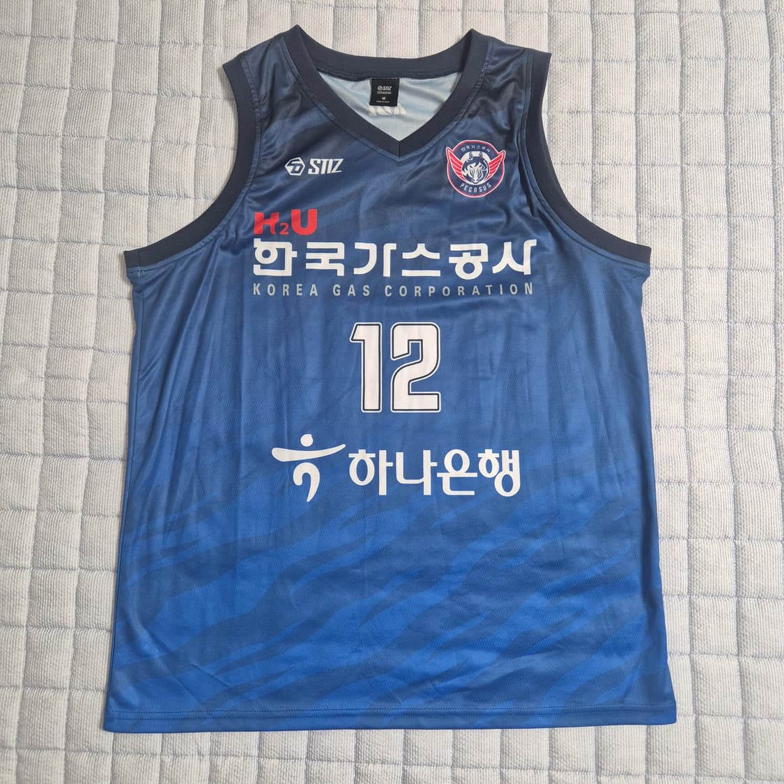 한국가스공사 페가수스 홈 (M) 정효근 #12 유니폼 정품 상품이미지1