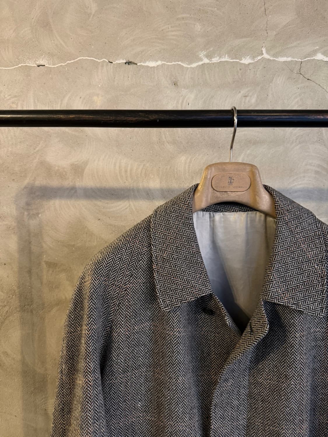 로얄 팬더 트위드 래글런 코트 100 상품이미지2