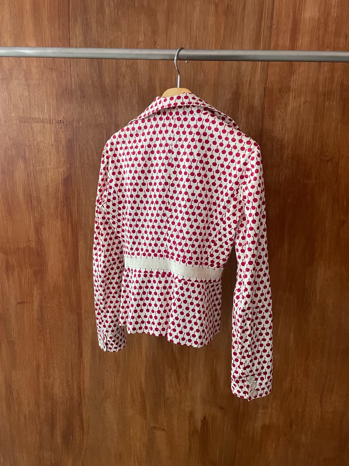MOSCHINO 90s cherry bow blazer jacket 상품이미지6