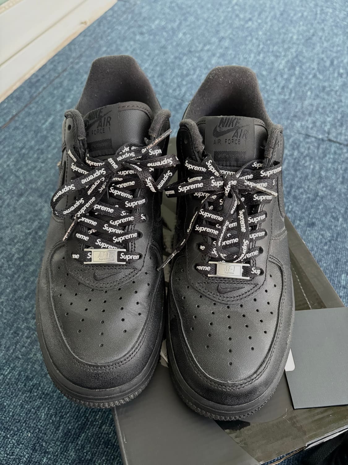 에어포스 슈프림 블랙 260 상품이미지2