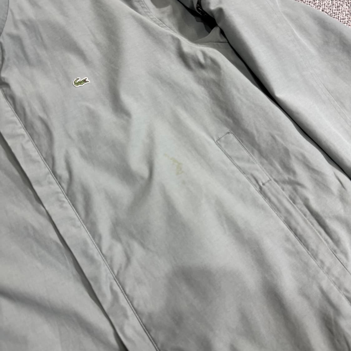 라코스테 그레이 나일론혼방 바람막이 상품이미지3