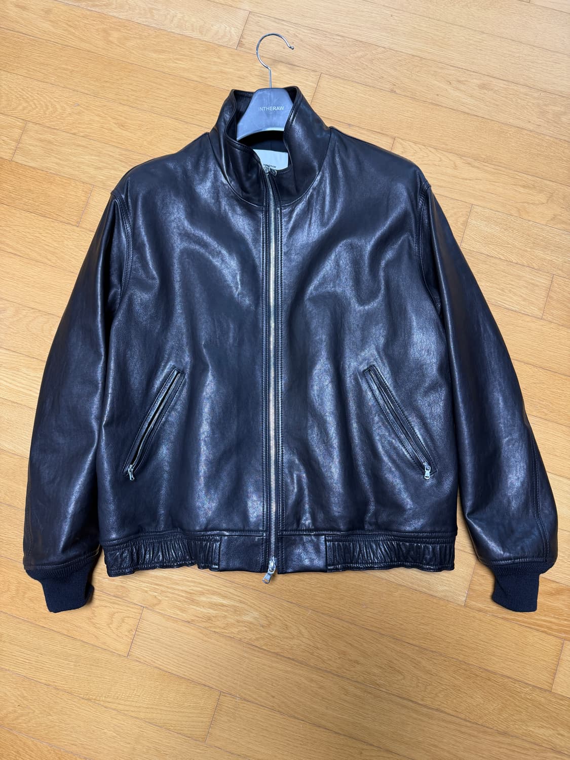 인더로우_레더 헤리티지 자켓_블랙_3사이즈 상품이미지1