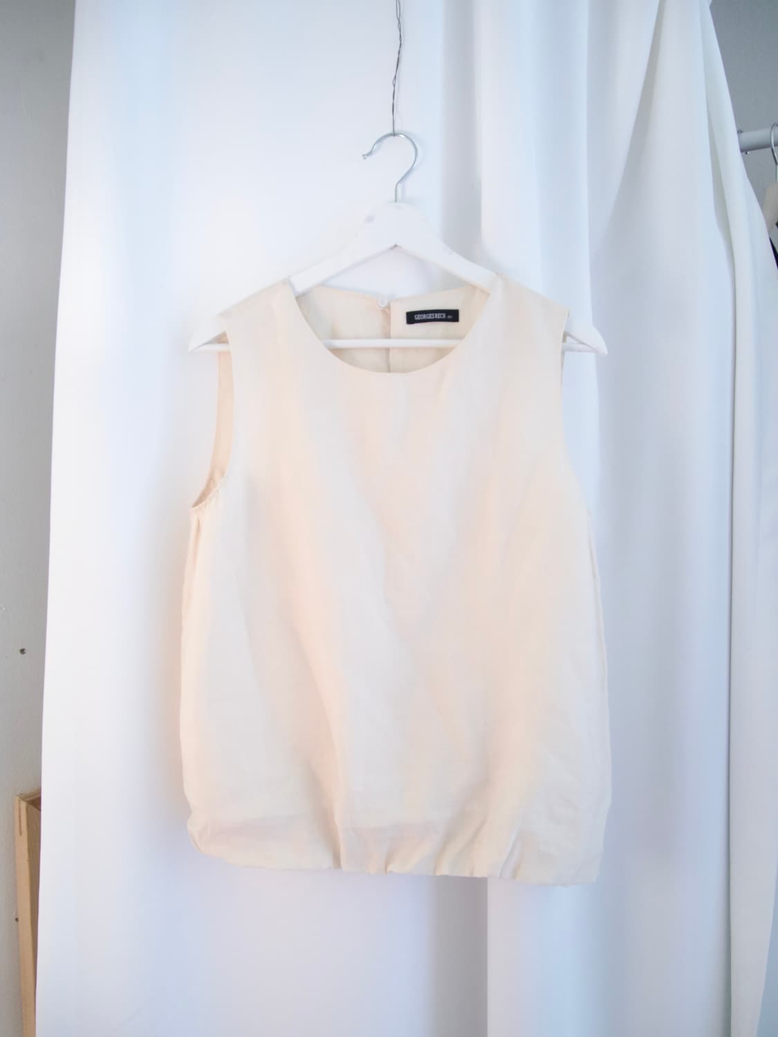 [Georges Rech] shirr sleeveless (ivory) 상품이미지1