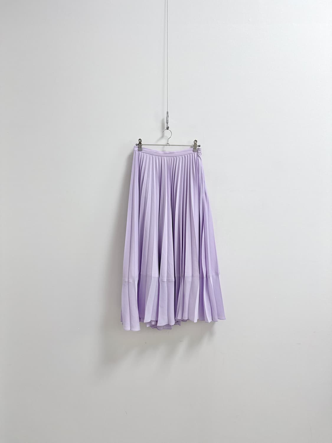 orr 오르 쉬폰 플리츠 스커트 라벤더 상품이미지2