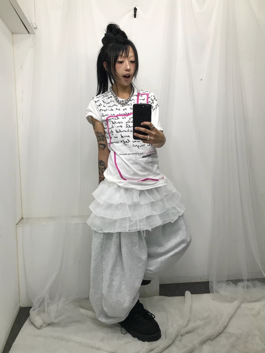 < Comme Des Garcons 00s Graphic T-shirt  상품이미지5