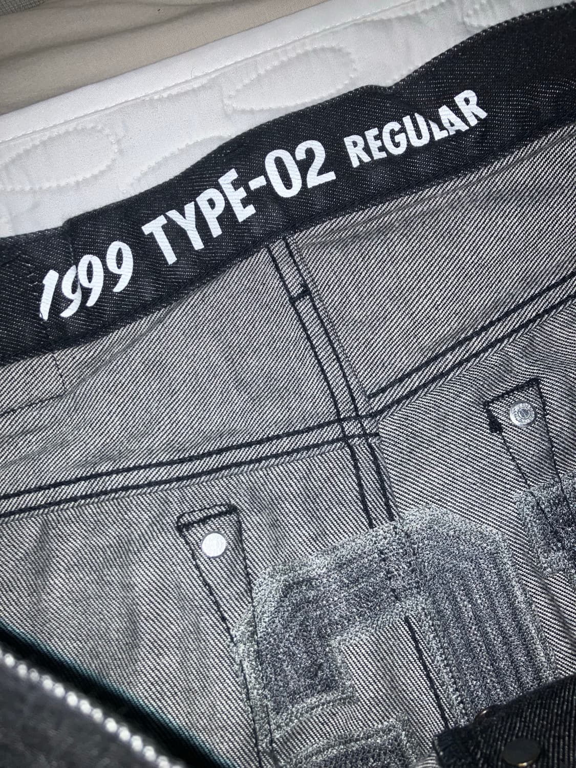 베이프 샤크 데님 흑청 상품이미지5