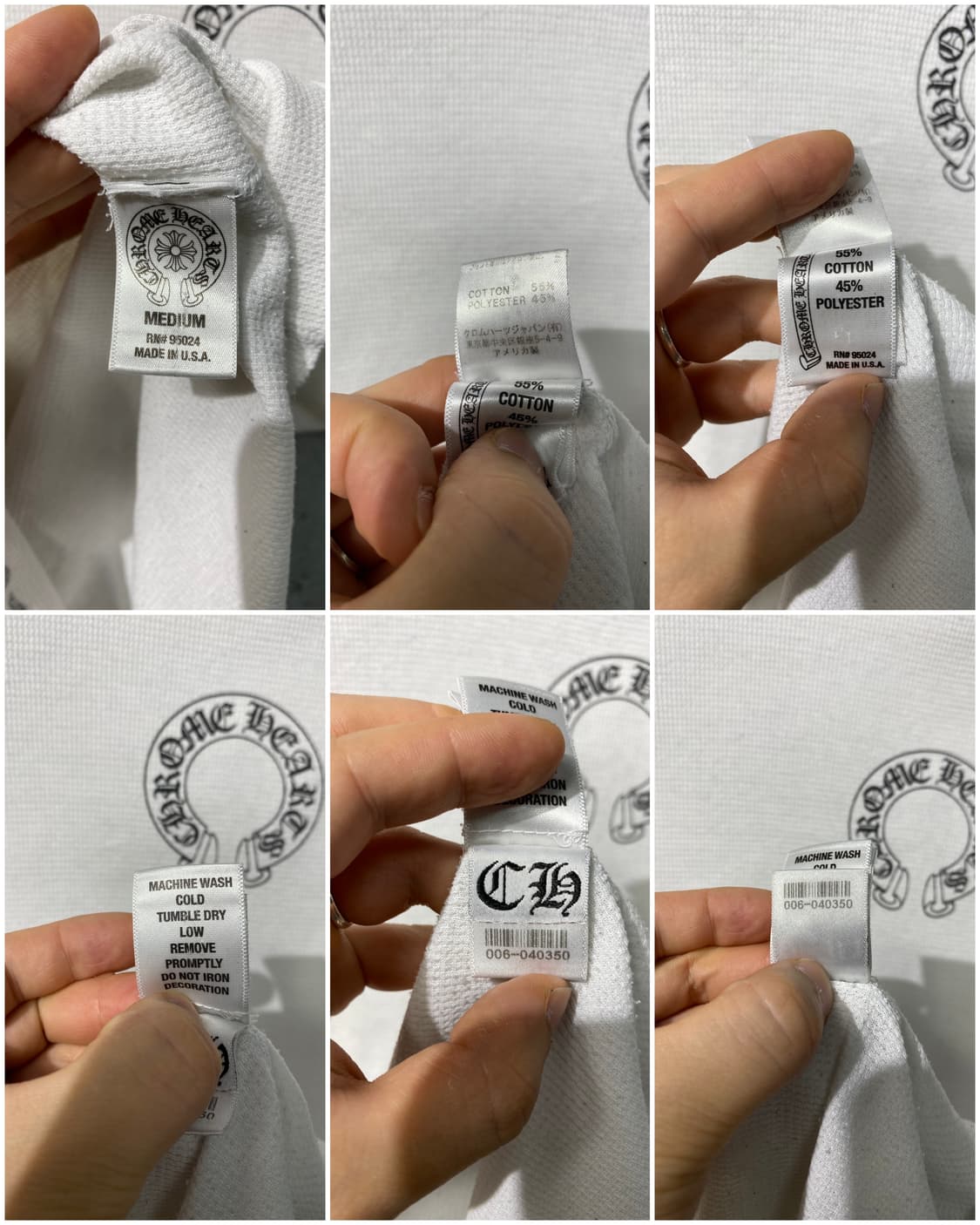 [M] Chrome Hearts 크롬하츠 와플 롱 슬리브 상품이미지9
