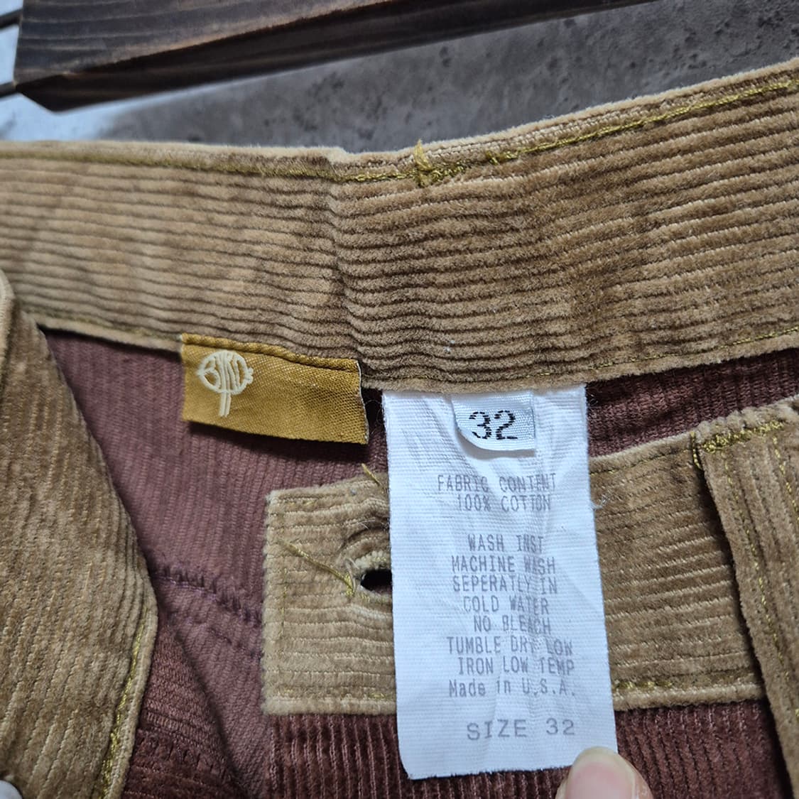 BYRD corduroy 코듀로이 (33, Made In U.S.A) 상품이미지8