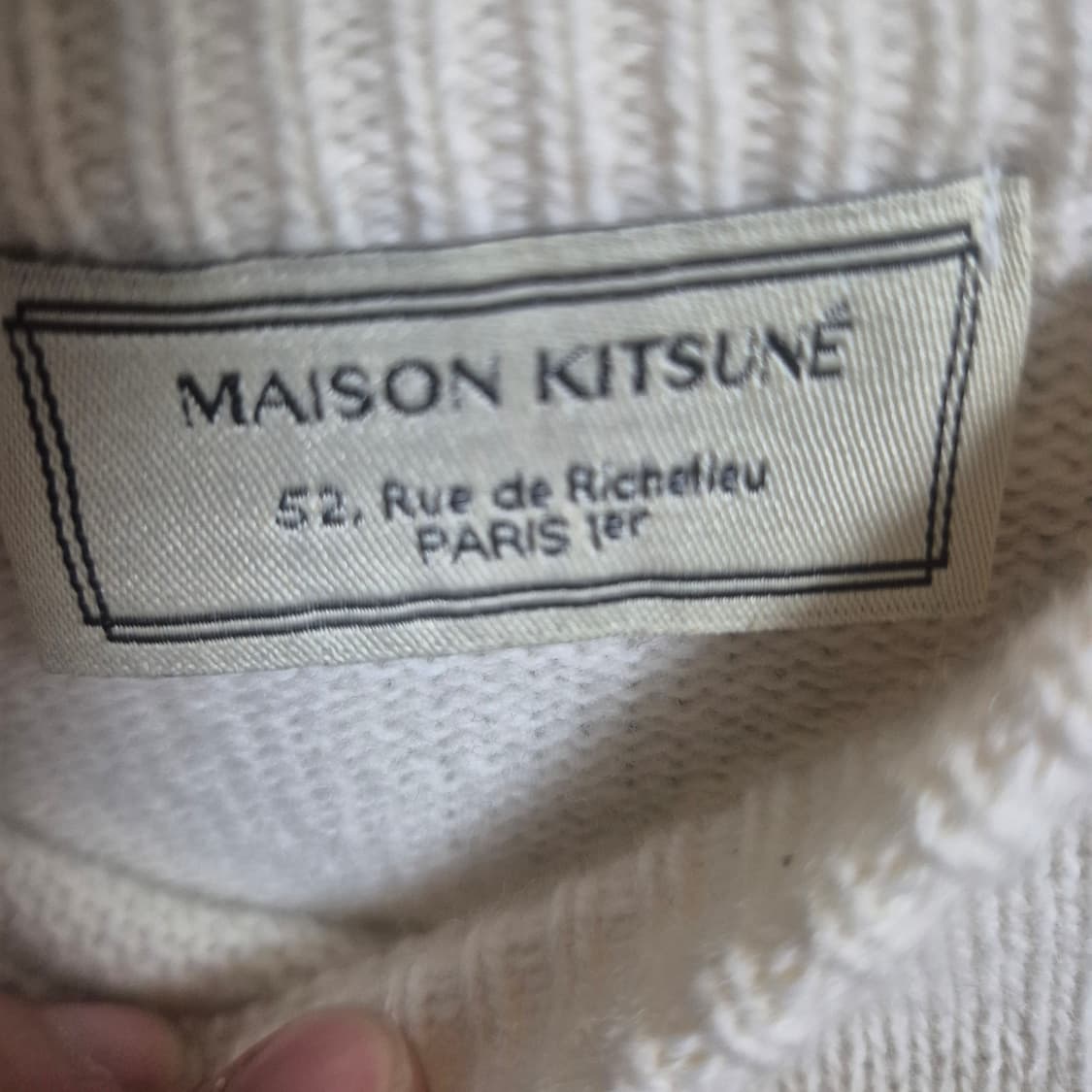 메종키츠네 니트 빅폭스 상품이미지4