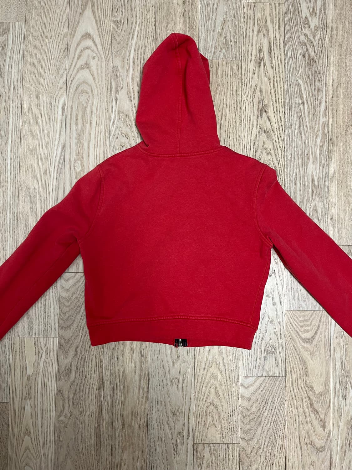 Y2k 크롭 기모 후드집업 상품이미지2