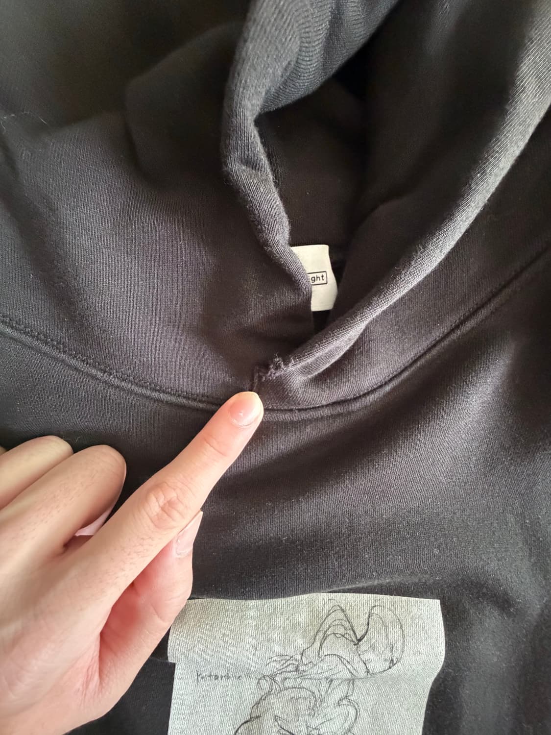 [XL] paf 6.0 human hoodie 01 roght 팝니다. 상품이미지3