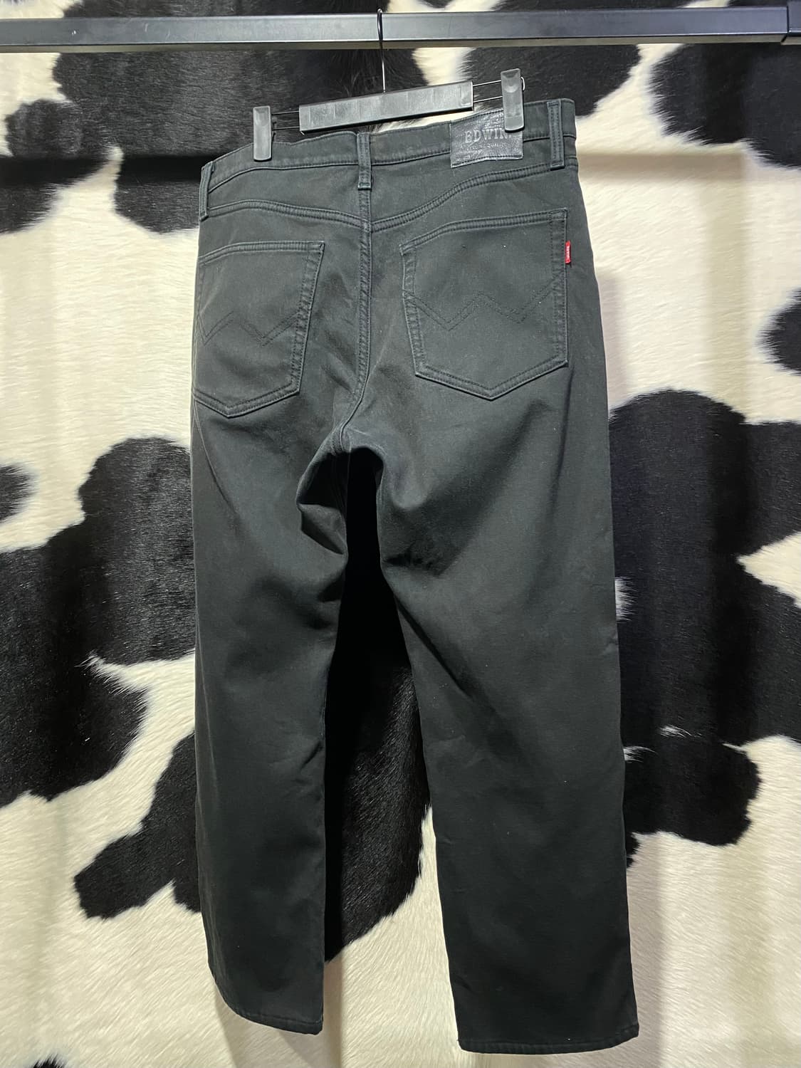 Edwin 블랙 스트레이트 진 상품이미지5