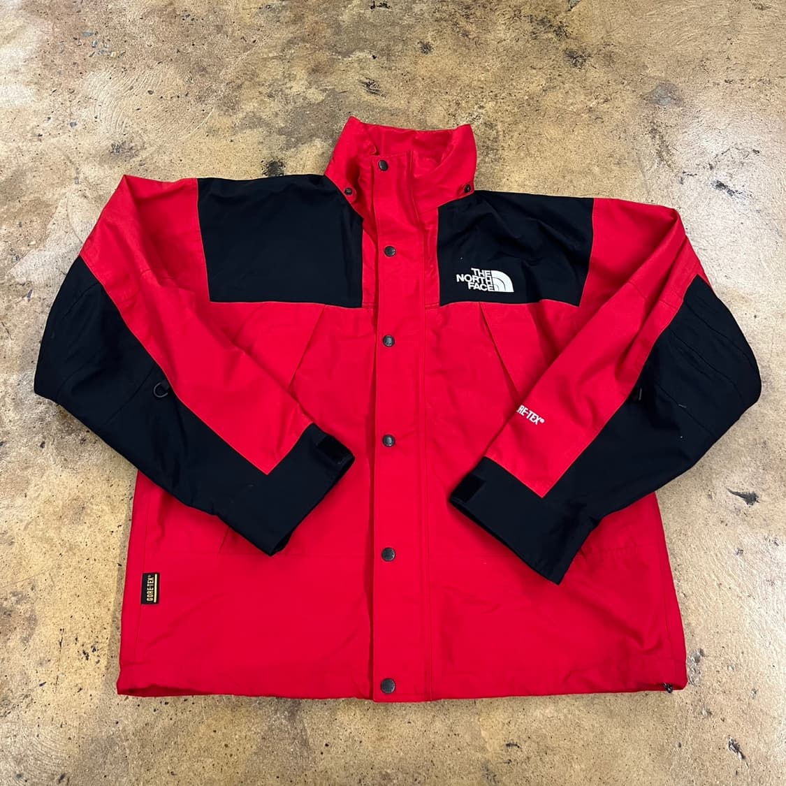 [정품/XL] 노스페이스 고어텍스 자켓 레드 블랙 b17 상품이미지2