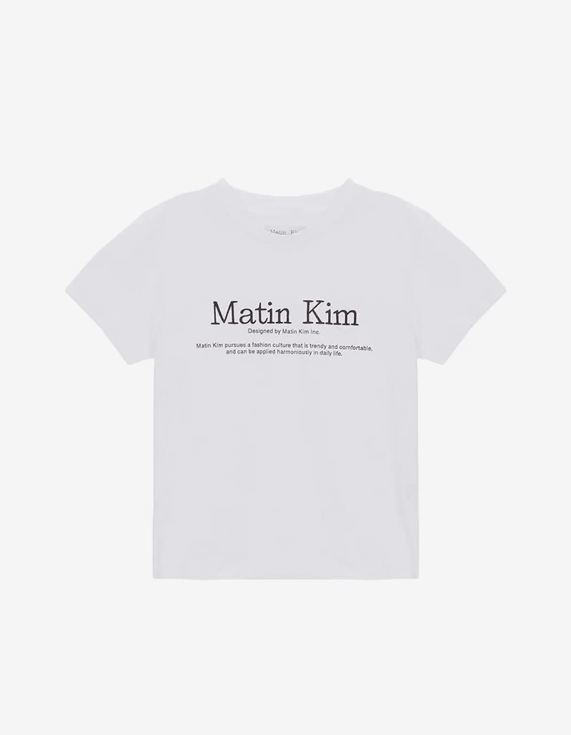 마뗑킴 크롭티 MATIN HERITAGE CROP TOP 상품이미지1