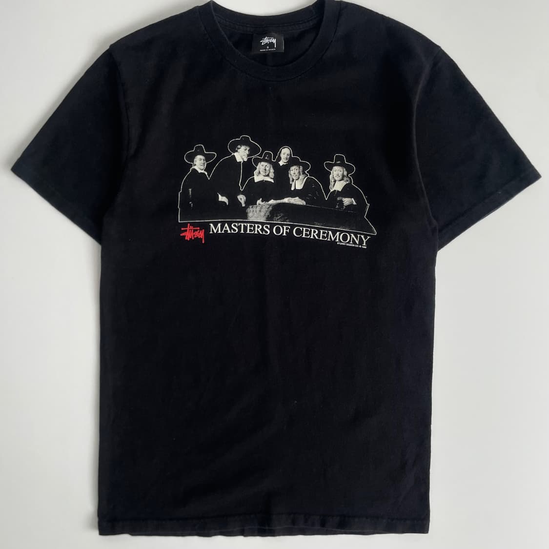 Stussy  스투시 마스터 세레모니 블랙 반팔 티셔츠 상품이미지1